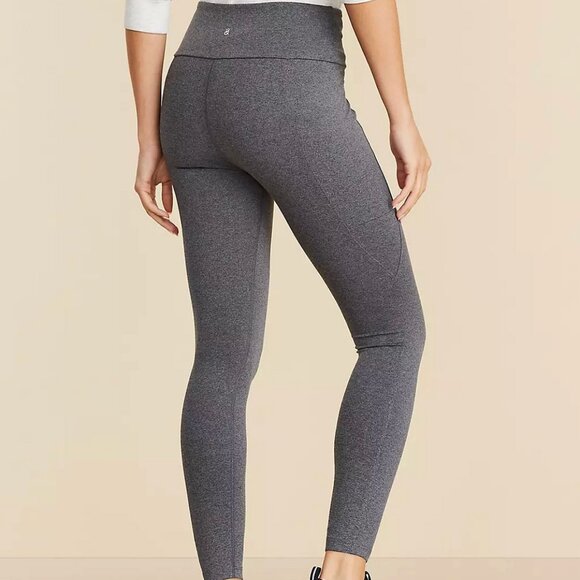 NWT: LOFT Lou & Grey High Waist Heathered Luvstretch Side Pocket Leggings, M - Picture 2 of 6